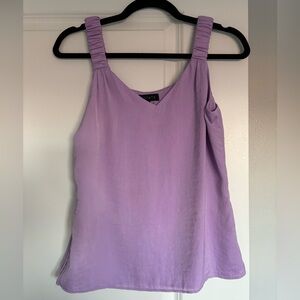 1. State Purple Silk Tank
